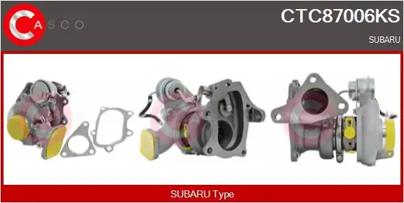 турбина, принудително пълнене с въздух CASCO               