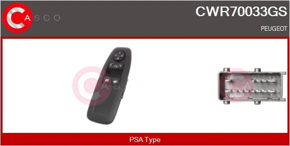 ключ(бутон), стъклоповдигане CASCO               