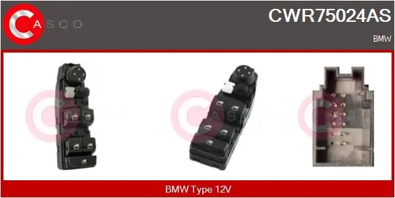 Бутони ел. стъкла за BMW 4 Gran Coupe (F36) 420 d CWR75024AS CASCO               