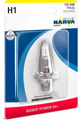 крушка с нагреваема жичка, фар за дълги светлини NARVA               