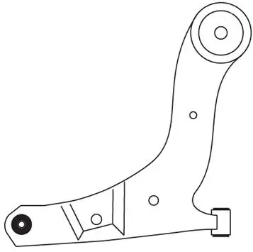 носач, окачване на колелата FRAP                