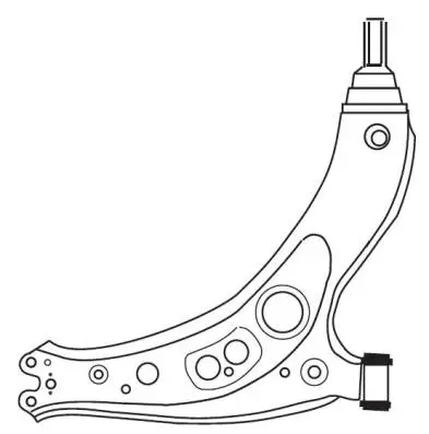 носач, окачване на колелата FRAP                