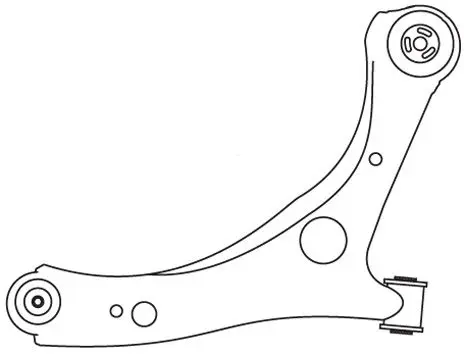 носач, окачване на колелата FRAP                