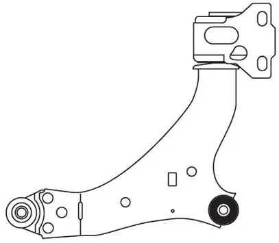 носач, окачване на колелата FRAP                
