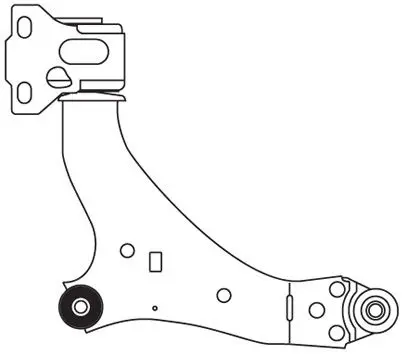 носач, окачване на колелата FRAP                