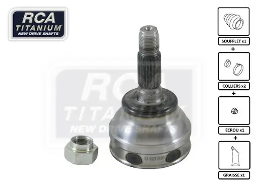 каре комплект, полуоска RCA FRANCE          