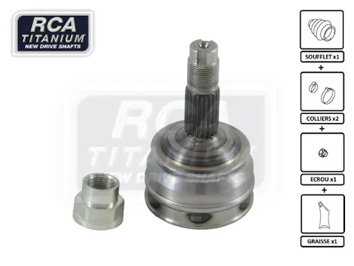 каре комплект, полуоска RCA FRANCE          