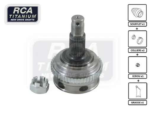 каре комплект, полуоска RCA FRANCE          