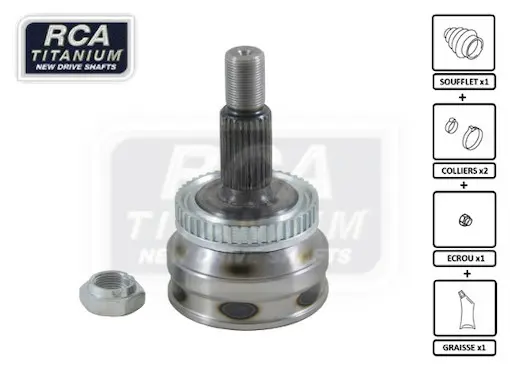 каре комплект, полуоска RCA FRANCE          