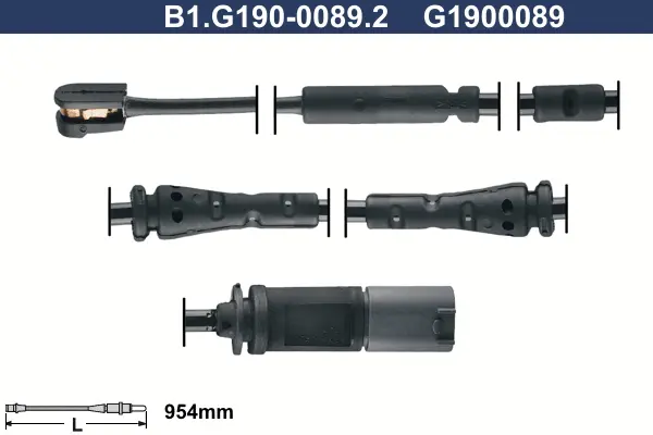 Принадлежности накладки за BMW X3 (F25) xDrive 20 d B1.G190-0089.2 GALFER              