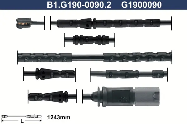 Принадлежности накладки за BMW X3 (F25) xDrive 20 d B1.G190-0090.2 GALFER              