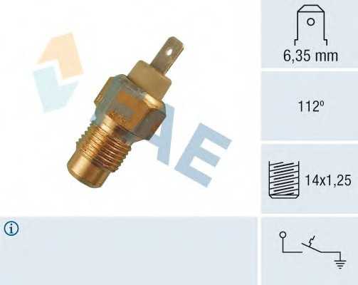 ᐉ термошалтер, предупредителна лампа за охладителната течност FAE 35180 ᐉ  AutoProfi.BG ®