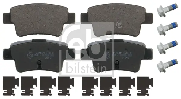 Комплект спирачно феродо, дискови спирачки FEBI BILSTEIN