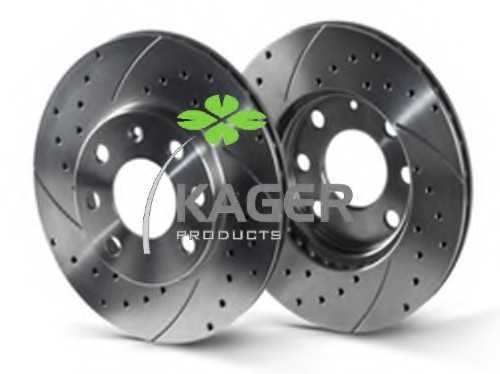 ➡️ Спирачни дискове KAGER 37-1414 за Volkswagen GOLF III (1H1) 2.8 VR6 ➡️  AutoProfi.BG ®