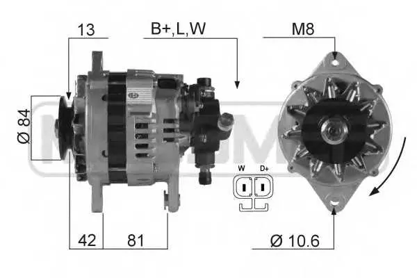 ➡️ Алтернатор / генератор за Opel VECTRA B хетчбек (38_) 1.7 TD ➡️  AutoProfi.BG ®