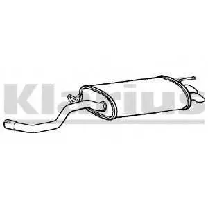 ➡️ Задно гърне KLARIUS 220905 за Audi A3 (8L1) 1.8 ➡️ AutoProfi.BG ®
