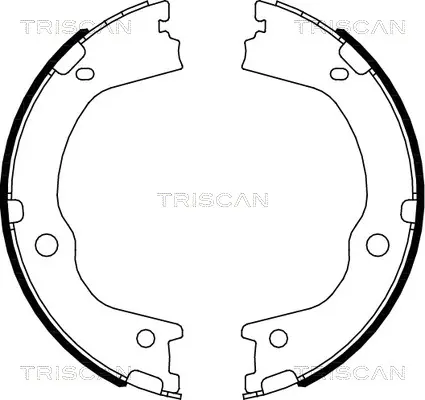 Комплект спирачна челюст TRISCAN
