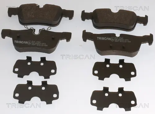 Комплект спирачно феродо, дискови спирачки TRISCAN