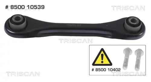 Носач, окачване на колелата TRISCAN