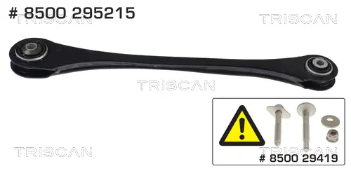 Носач, окачване на колелата TRISCAN
