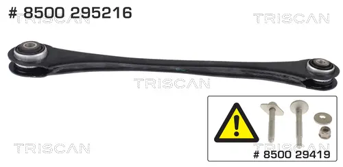 Носач, окачване на колелата TRISCAN