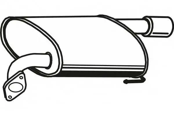 ➡️ Задно гърне FENNO P9043 за Subaru OUTBACK (BL, BP) 2.5 ➡️ AutoProfi.BG ®
