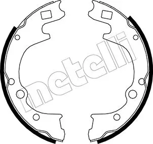 Комплект спирачна челюст METELLI