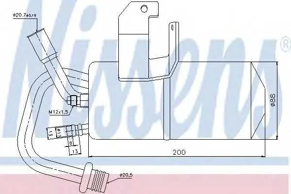 Изсушител, климатизация NISSENS