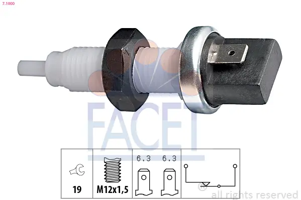 Ключ за спирачните светлини FACET