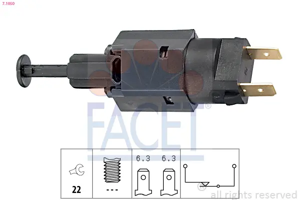 Ключ за спирачните светлини FACET