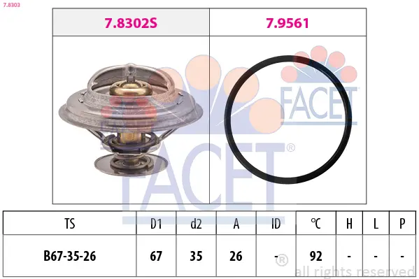 Термостат, охладителна течност FACET