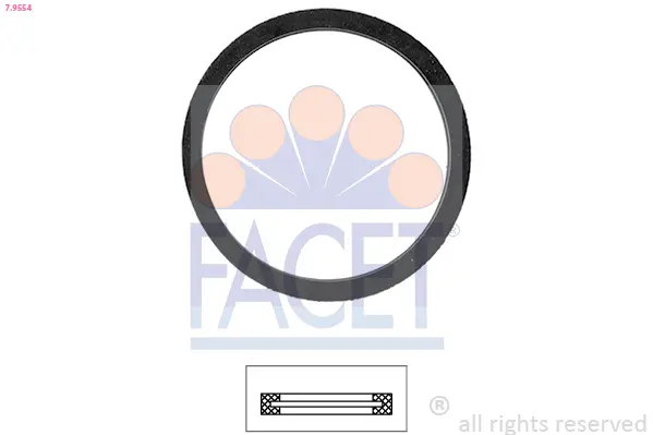 Уплътнение, термостат FACET