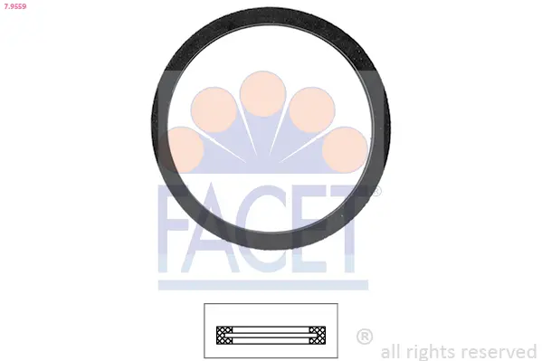 Уплътнение, термостат FACET