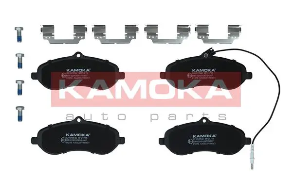 Комплект спирачно феродо, дискови спирачки KAMOKA