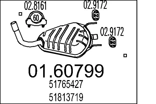 Крайно гърне MTS 01.60799