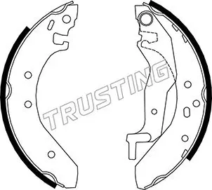 Комплект спирачна челюст TRUSTING