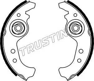 Комплект спирачна челюст TRUSTING