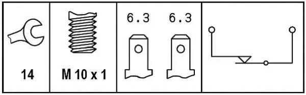 Ключ за спирачните светлини HELLA