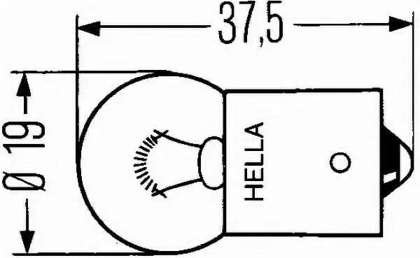 Крушка с нагреваема жичка, мигачи HELLA