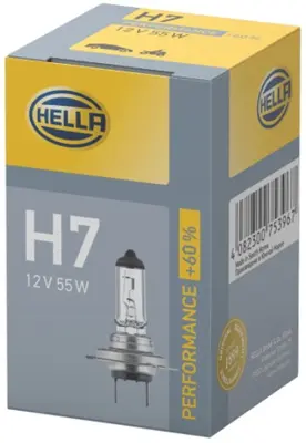 Крушка с нагреваема жичка, фар за дълги светлини HELLA