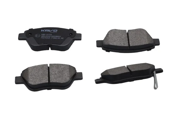 Комплект спирачно феродо, дискови спирачки KAVO PARTS