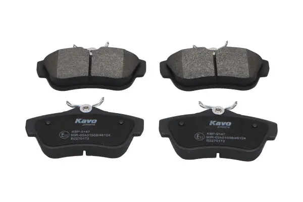 Комплект спирачно феродо, дискови спирачки KAVO PARTS