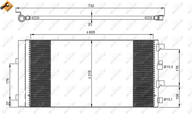 Кондензатор, климатизация NRF