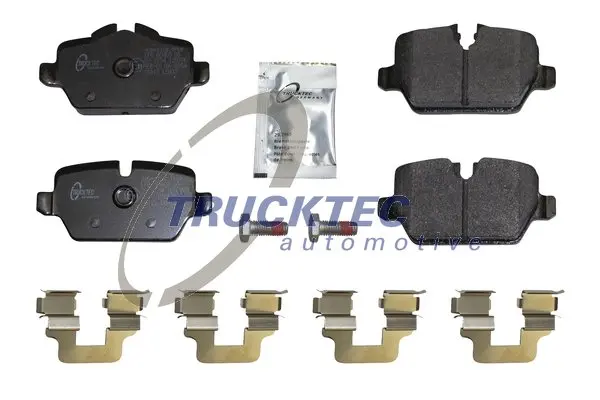 Комплект спирачно феродо, дискови спирачки TRUCKTEC AUTOMOTIVE