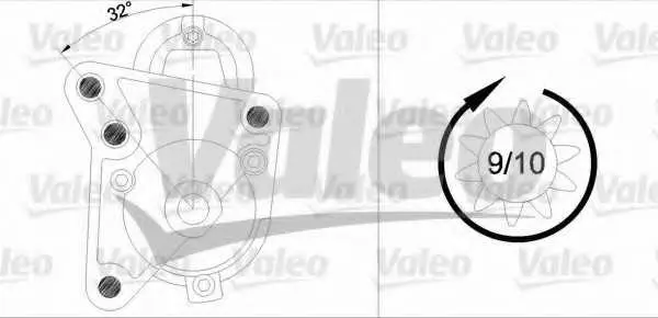 Стартер VALEO