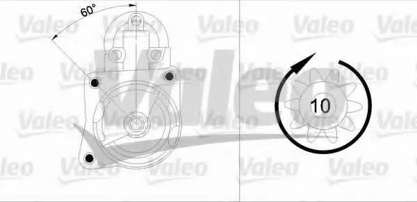 Стартер VALEO