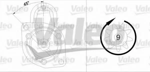 Стартер VALEO