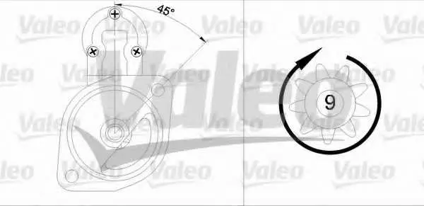 Стартер VALEO