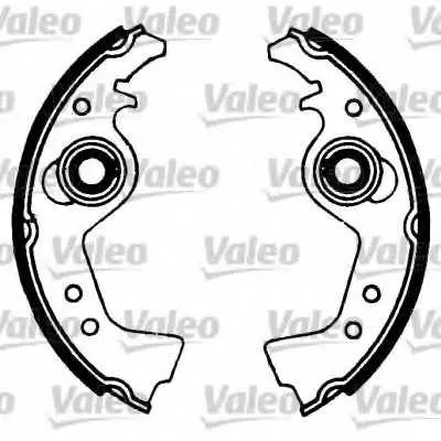 Комплект спирачна челюст VALEO 553884
