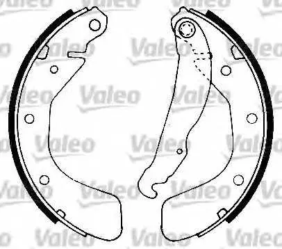Комплект спирачна челюст VALEO 553898